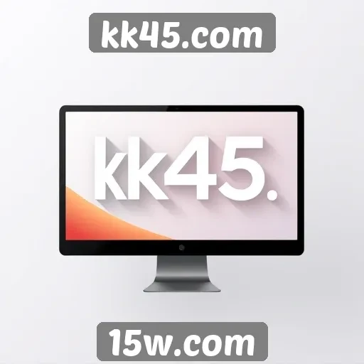 Análise da interface do site kk45.com